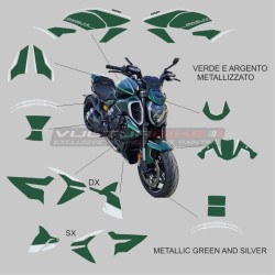 Kit adesivi completo colori metallizzati - Ducati Diavel V4