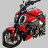 Komplettes Aufkleber-Set brandneues Design rot silber - Ducati Diavel V4