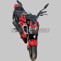 Komplettes Aufkleber-Set brandneues Design rot silber - Ducati Diavel V4