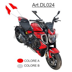 Juego de pegatinas traseras bicolor - Ducati Diavel V4