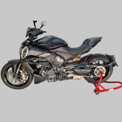 Funda de asiento de carbono con ranuras - Ducati Diavel V4