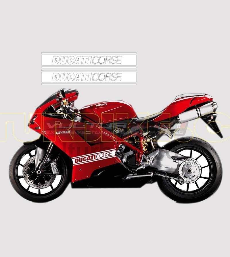 Adesivi colorati per fiancate - Ducati 848/1098/1198