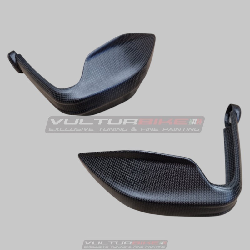 Protège-mains Moto Aluminium Pour Ducati Multistrada V4/V2, Desert X - Gris - Protection Et Style