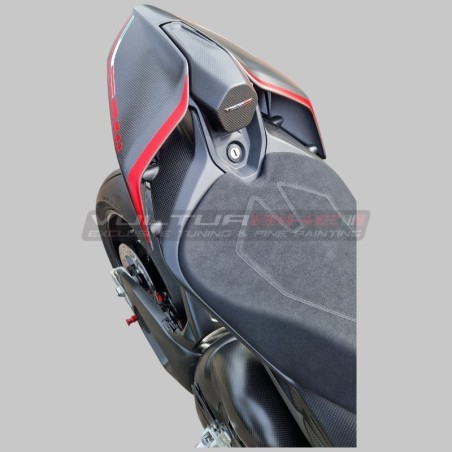 Carbon fiber tail with tricolor for Ducati Panigale and Streetfighter V4