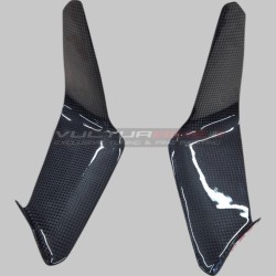 Carbon fiber cover for fairings under the headlight - Ducati Panigale 2020 / 2024