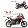 Pegatinas para el sillín y la almohadilla trasera - Ducati Multistrada V4 / V4S Sport
