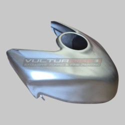Tapa del depósito de carbono efecto aluminio cepillado - Ducati Panigale V4 / V4S & Streetfighter V4 / V4S