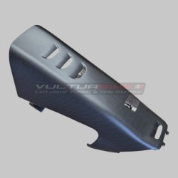 Carbon fiber lower fairings extension for racing exhaust - Ducati Panigale V4 / V4S