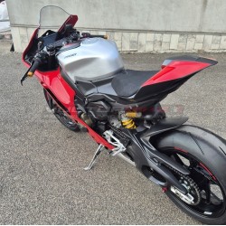 Tankabdeckung aus gebürstetem Aluminium-Effekt - Ducati Panigale V4 / V4S & Streetfighter V4 / V4S