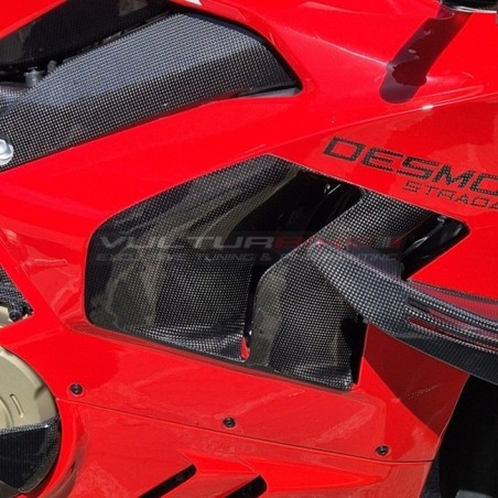 Housse en fibre de carbone pour carénages latérale - Ducati Panigale V4 2020 / 2024