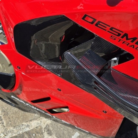 Kohlefaser Abdeckung für Seitenverkleidungen - Ducati Panigale V4 2020 / 2024