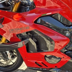 Kohlefaser Abdeckung für Seitenverkleidungen - Ducati Panigale V4 2020 / 2024