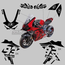 Complete V4 GP sticker kit - Ducati Panigale