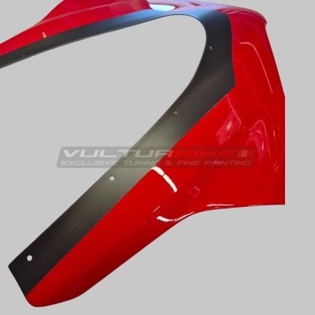 Bulle en fibre de carbone peinte pour Ducati Panigale V4