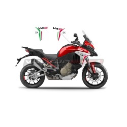 Pegatinas tricolor para paneles laterales - Ducati Multistrada V4/V4S