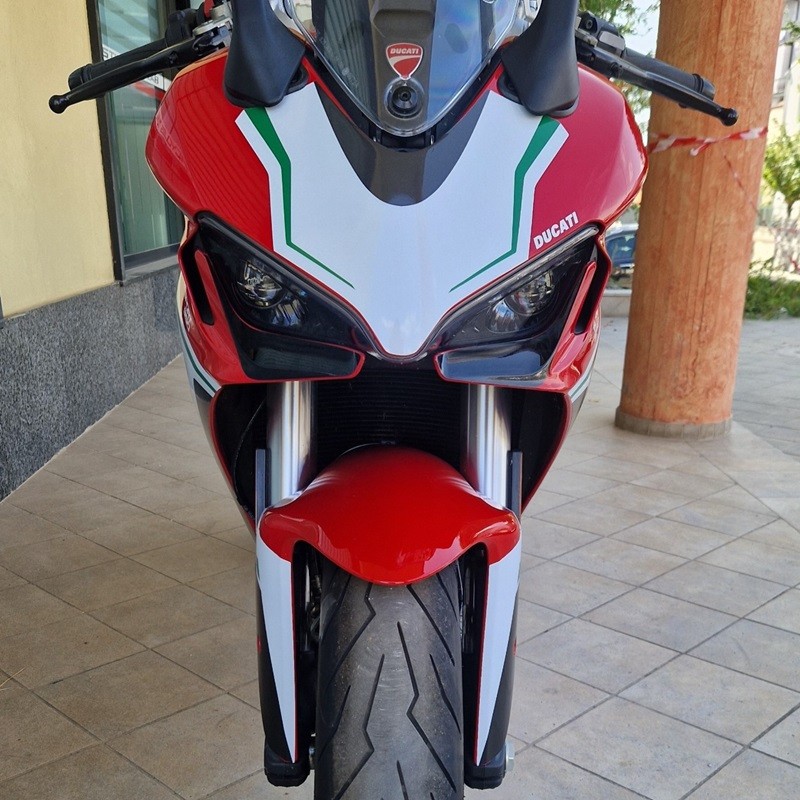 Tricolor design windshield sticker - Ducati Supersport 950