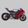 Almohadilla de asiento de carbono Evolution - Ducati Panigale y Streetfighter V4 / V4S