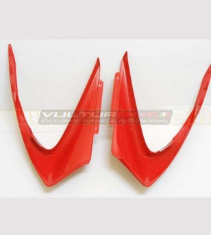 Deflectores aerodinámicos rojos para parabrisas - Ducati Panigale 899/1199