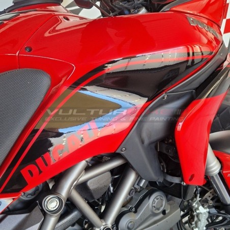 Kit autocollants carénages latéraux - Ducati Multistrada 1200 / 1200S année 2010 / 2014