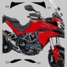 Dekorative Elemente in Ihrer Wunschfarbe - Ducati Multistrada 1200 / 1200S