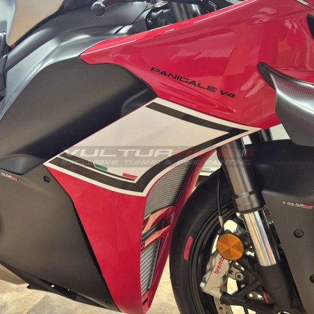 Paire de nouveaux autocollants design pour panneaux latéraux - Ducati Panigale V4 / V4S