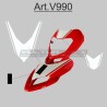 Windshield stickers - Ducati Hypermotard 796 / 1100