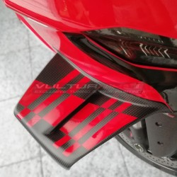 Stickers à damier pour cornes - Ducati Panigale V4 / V4S