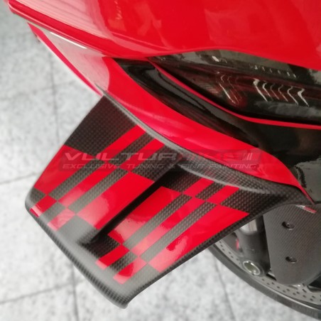 Pegatinas a cuadros para tacos - Ducati Panigale V4 / V4S