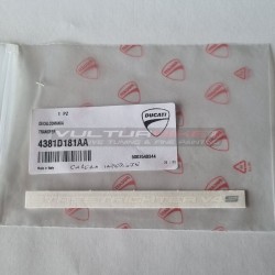Original Ducati white sticker for lower side fairing - Ducati Streetfighter V4S