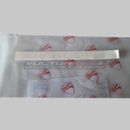 Autocollant blanc original Ducati pour carénage inférieur - Ducati Streetfighter V4
