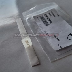 Pegatina blanca Ducati original para tapa de batería - Ducati Streetfighter V4