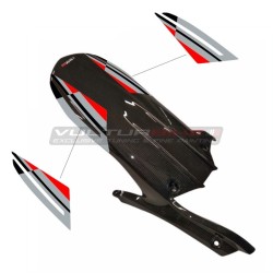 Kit de pegatinas para guardabarros trasero - Ducati Multistrada