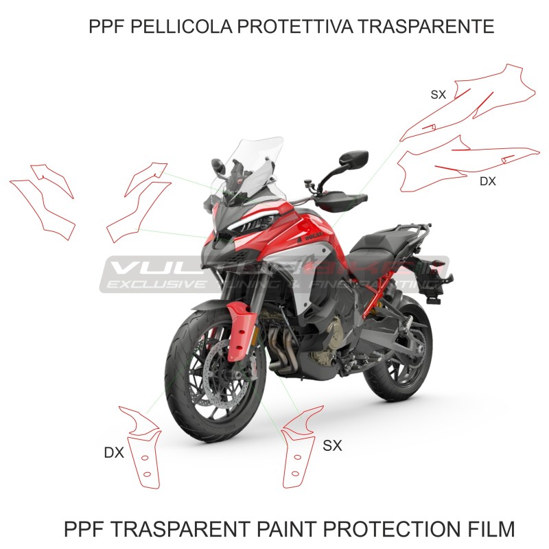 Pre-cut PPF Protective Film - Ducati Multistrada V4