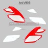 Plantillas adhesivas para paneles laterales - Ducati Hypermotard 796 / 1100