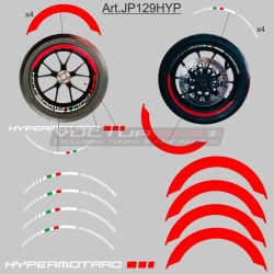Motorrad Felgenaufkleber Set - Ducati Hypermotard