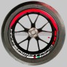 Motorrad Felgenaufkleber Set - Ducati Hypermotard