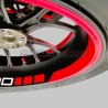 Motorcycle wheel sticker set - Ducati Hypermotard