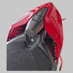 Elongated carbon seat pad - Ducati Panigale and Streetfighter V4 / V4S