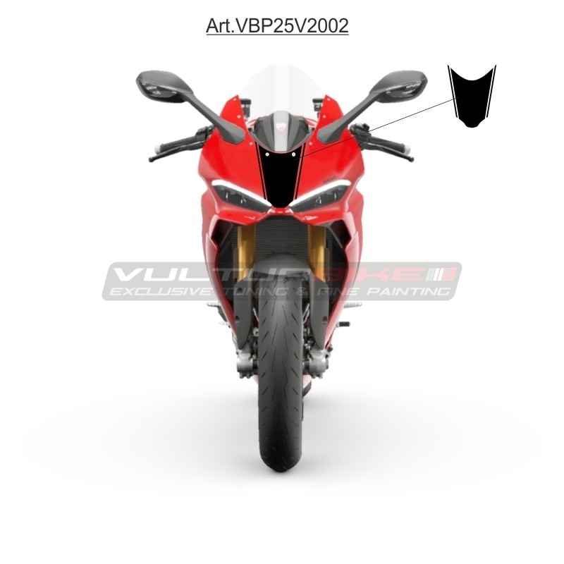 Einfarbiger Windschutzscheibenaufkleber - Ducati Panigale V2