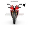 Einfarbiger Windschutzscheibenaufkleber - Ducati Panigale V2