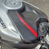 Customizable adhesive strips for battery cover - Ducati Panigale V4 / V4 S
