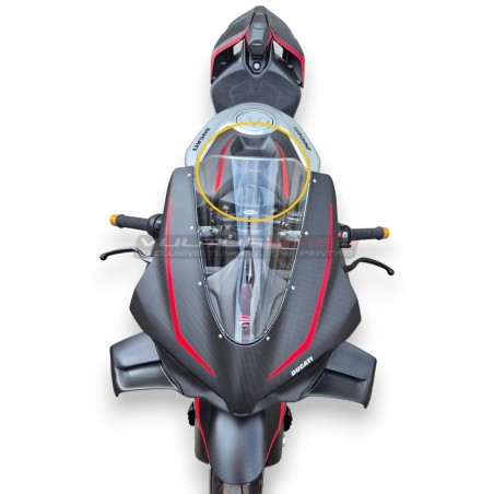 Customizable adhesive strips for battery cover - Ducati Panigale V4 / V4 S