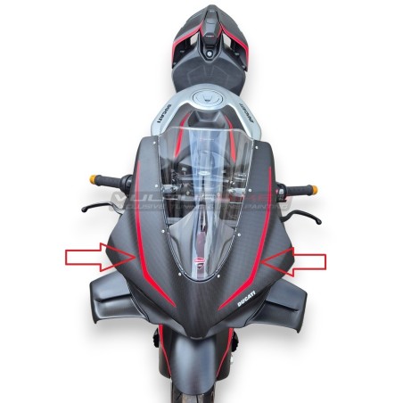 Personalisierbare Klebeprofile für Windschutzscheibe - Ducati Panigale V4 / V4S