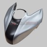 Coperchio serbatoio effetto alluminio spazzolato con striscia in carbonio - Ducati Panigale / Streetfighter V4 / V4S