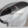 Tankabdeckung aus gebürstetem Aluminium mit Carbon-Streifen - Ducati Panigale / Streetfighter V4 / V4S