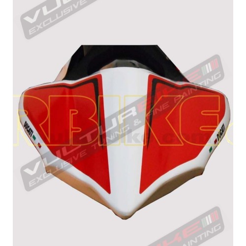 Kit adhésif pour moto à base blanche - Ducati Panigale 899/1199 