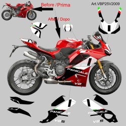 Kompletter Satz dekorativer Aufkleber für Ducati Panigale V2