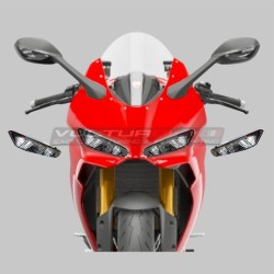 Gefälschte Scheinwerferaufkleber für Rennwindschutzscheibe - Ducati Panigale V2