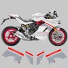 Side fairing and fender decals - Ducati Supersport 939S