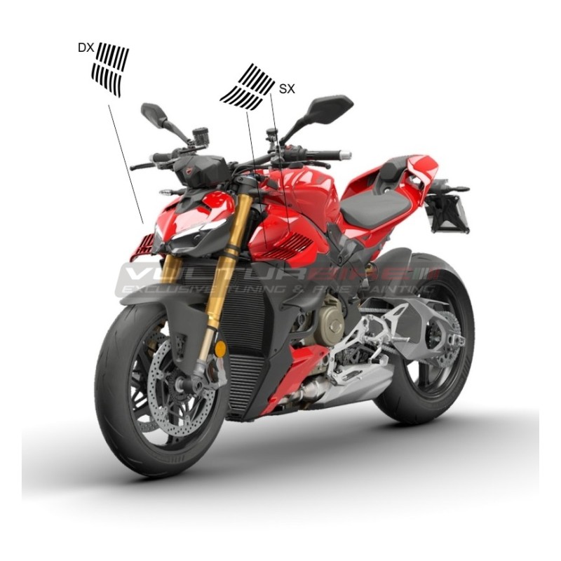 Tiras adhesivas para solapas - Ducati Streetfighter V4